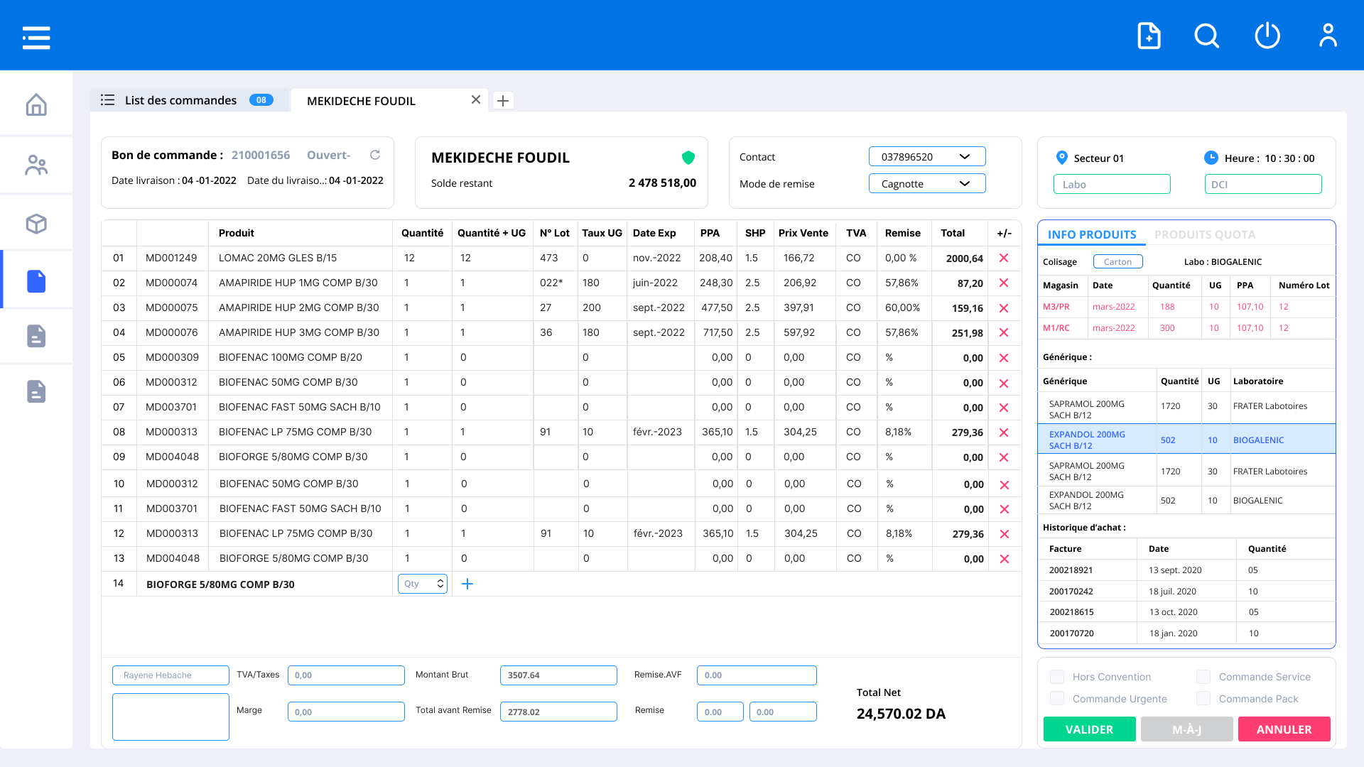 Order Pipeline Management